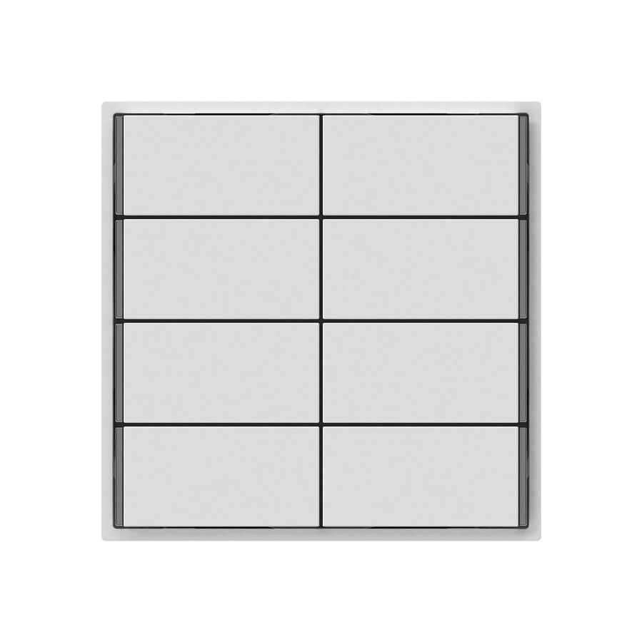 Poussoir KNX KAL 8×touches 8×points actionnables LED blanc