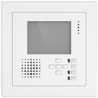 UP-Video-Freisprechstelle EDIZIO.liv Türöffner Schaltfunktionen weiss