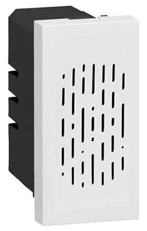 Vibreur 230VAC 65dB INC MOS blanc 1 module