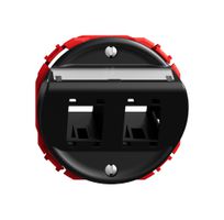 Montageset STANDARDdue SNAPFIX® für freenet Kat.5e/6 Adapter schräg 2× sz