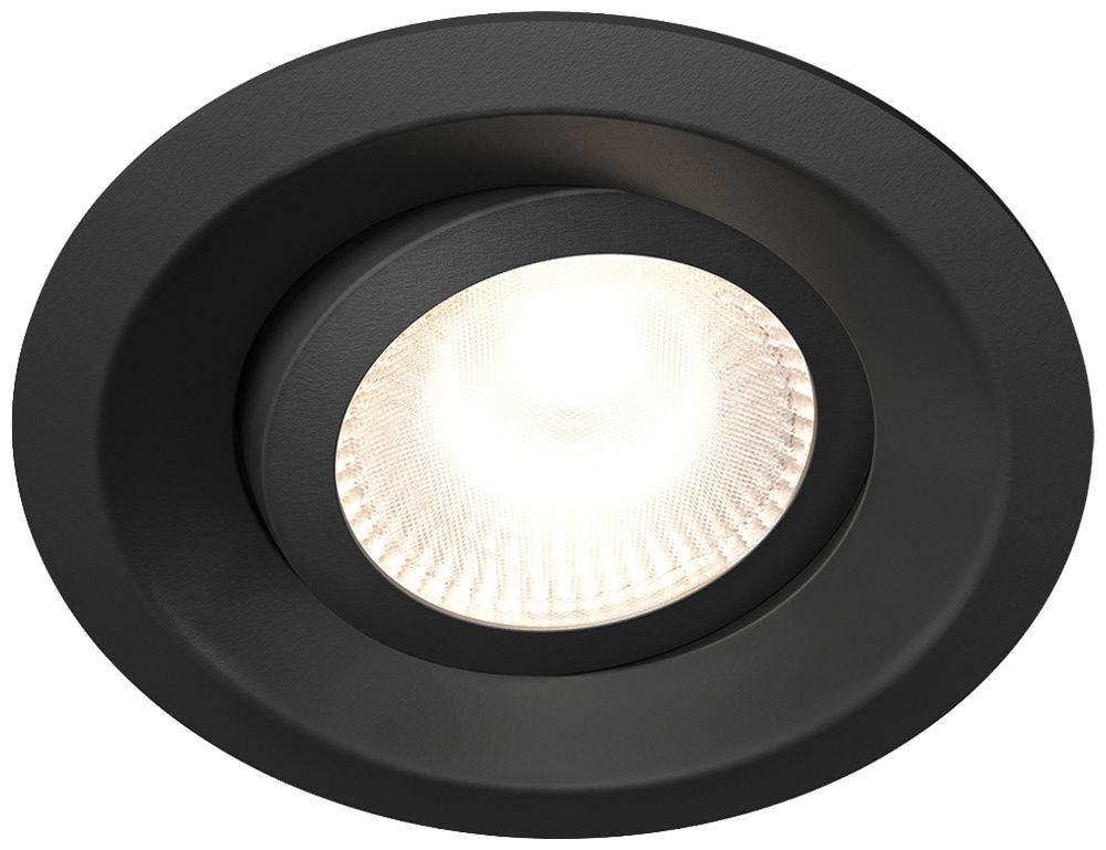 LED-Downlight Plejd DWN-01-B 8W 515lm 2200…4000K IP44 DIM Ø94mm schwarz