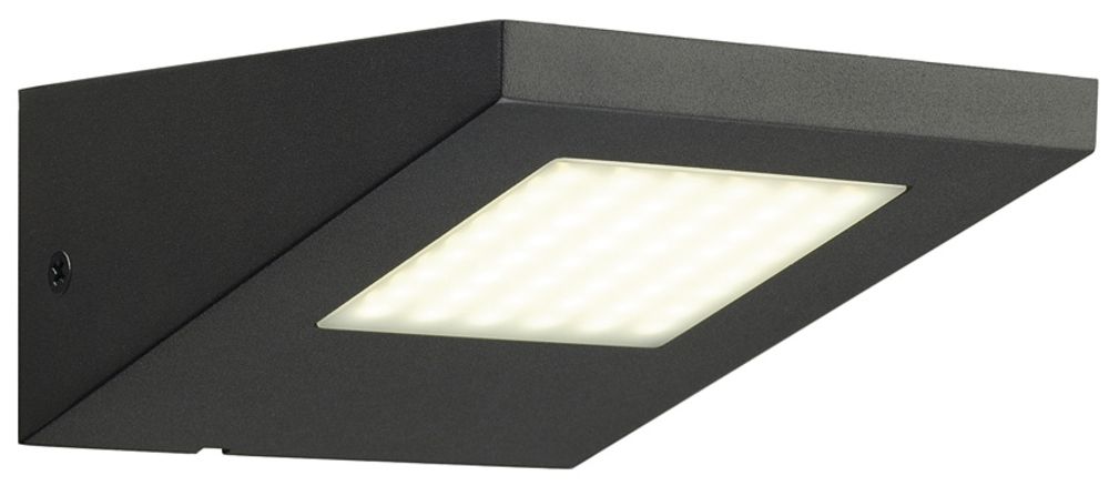 LED-Wandleuchte SLV IPERI WL, 5W 320lm 4000K IP44 anthrazit