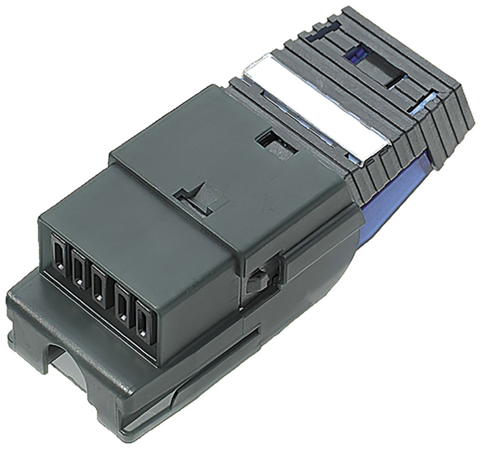 Rundkabel-Adapter Hager 5P schwarz