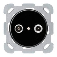 UP-Antennendose basico TV-R Bauart B 14dB 2GHz schwarz