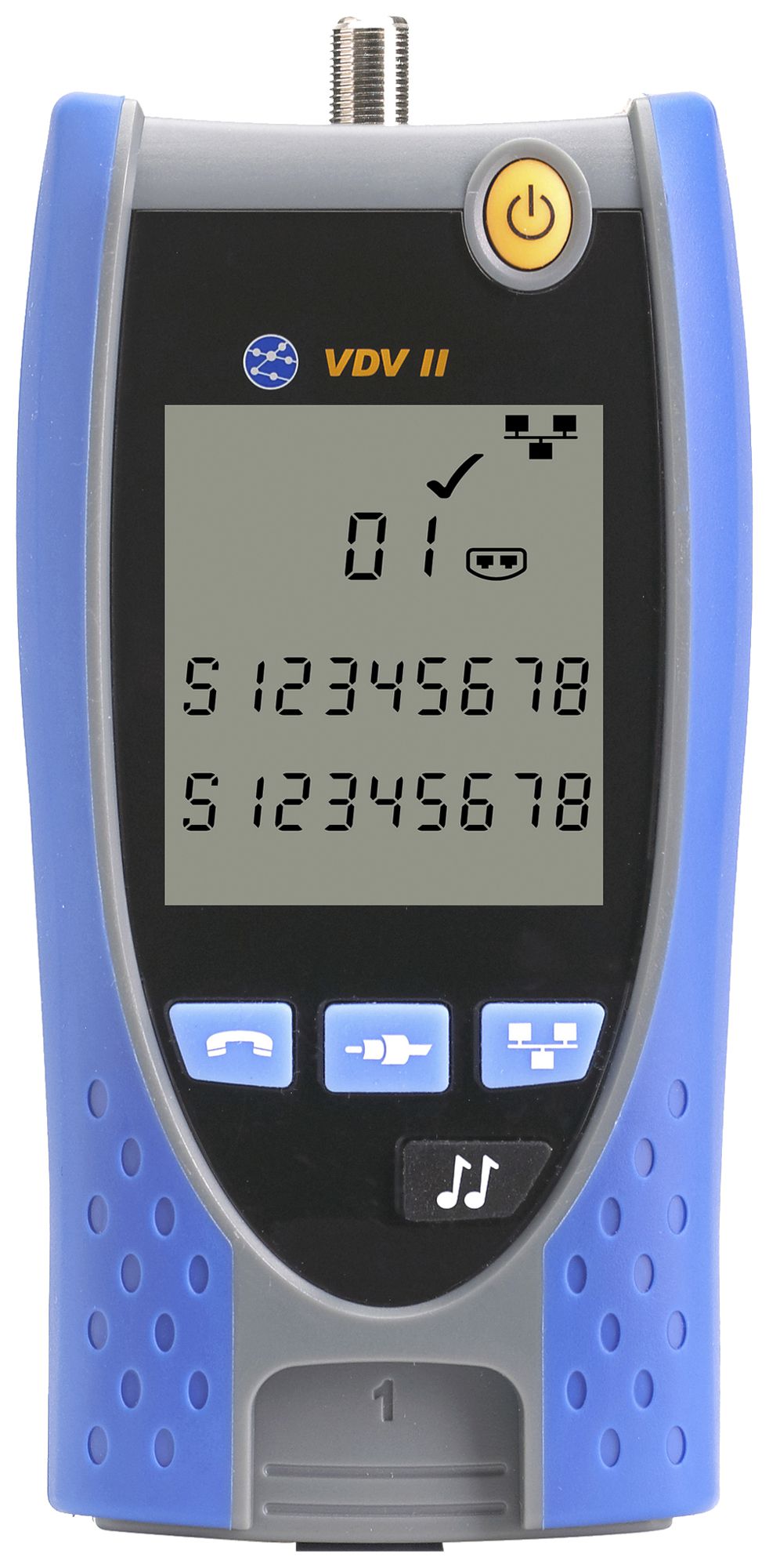 Multimedia-Kabeltester VDV II BT RJ11/RJ12/RJ45/F-Anschluss