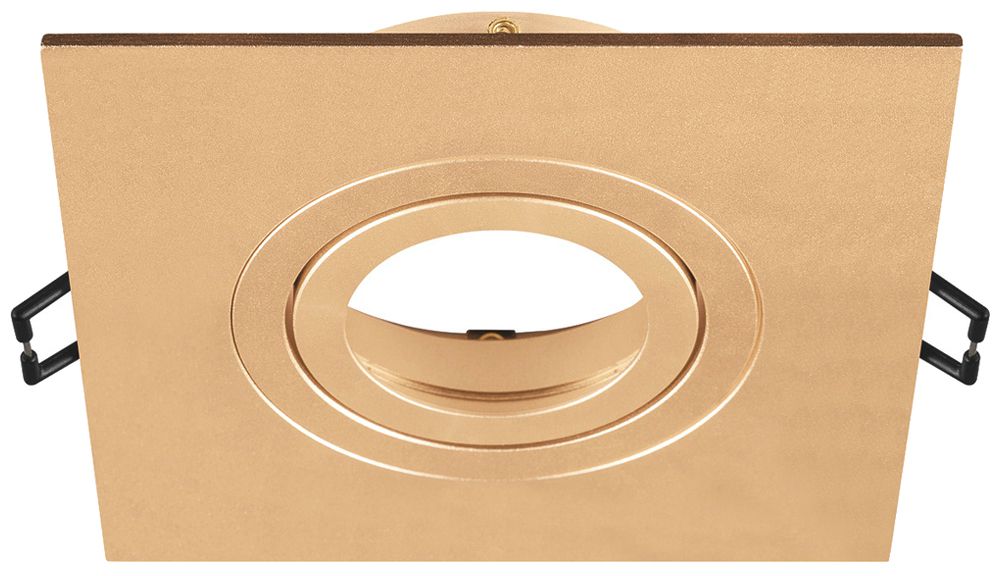 Einbaurahmen SLV NEW TRIA 75 Aluminium 110×110×26mm Messing