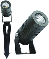 LED-Spiessleuchte BOLT, 12VDC, 9W, 300lm, RGB, IP67, schwarz