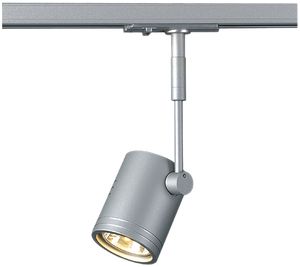 Strahler SLV BIMA I, GU10 50W mit 1-Phasen-Adapter IP20 silbergrau