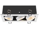 Downlight LED SLV KADUX Triple 20W 2350lm 3000K 38° VAR 210×90mm blanc
