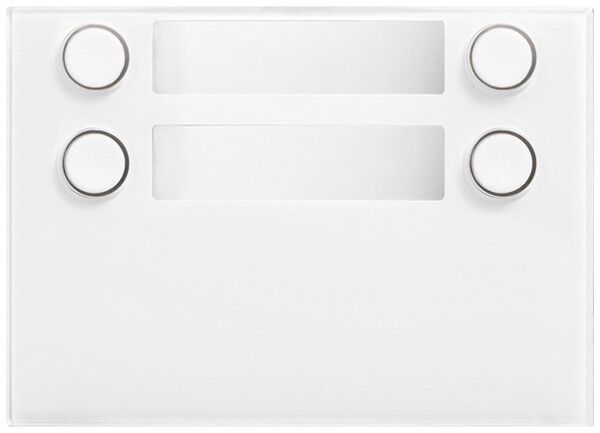 Placca frontale per modulo tasti d.chiamata Urmet Alpha 4×pulsante (2×2) IP55 bi