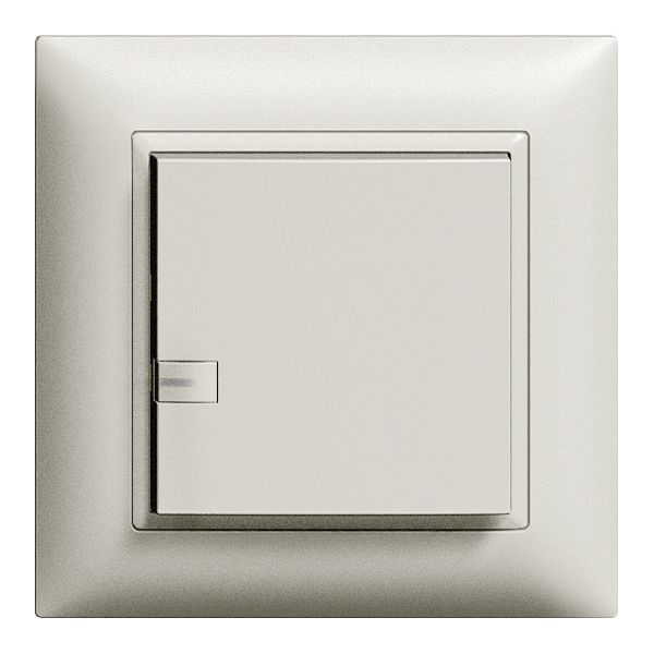 UP-Taster ZEP Universaldimmer 1K/1T mit LED EDIZIOdue hellgrau