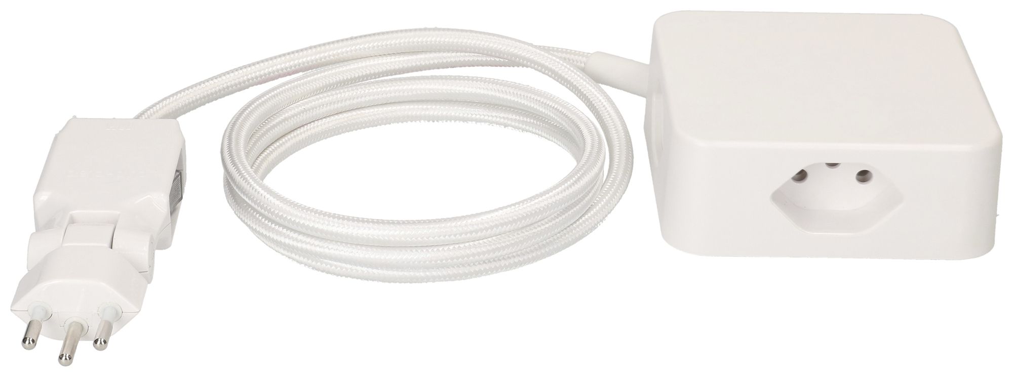 Fiche multiple MH Cube 4×T13 bc câble 2m bc