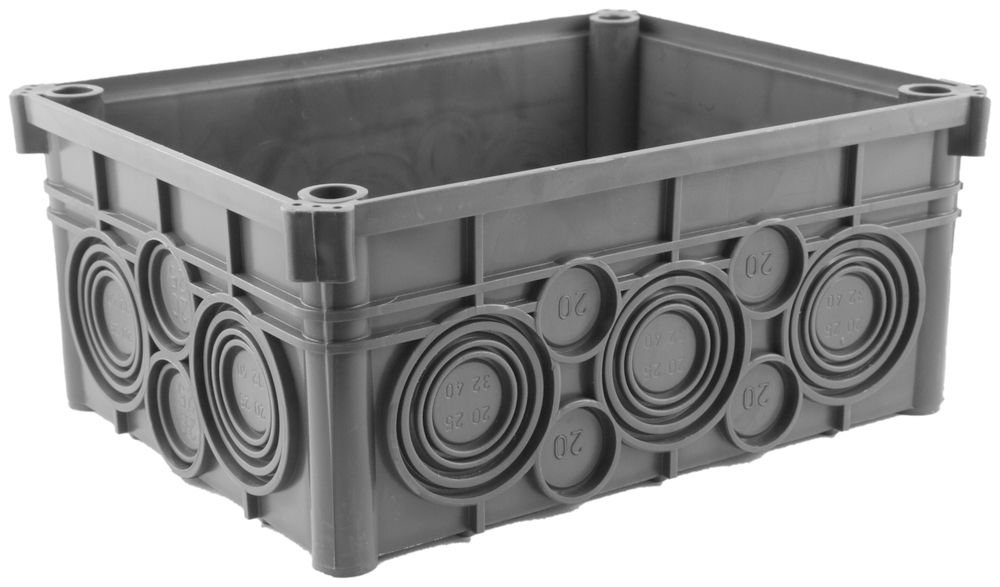 Abzweigdose Ammer 130×170×70mm ohne Deckel grau GDP 850°C