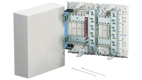 Répartiteurs de lignes, répartiteurs intermédiaires, barrettes de raccordement