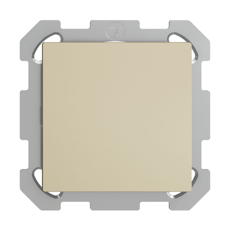 UP-Blindabdeckung EDIZIOdue vanille, ohne Zentrumsschraube