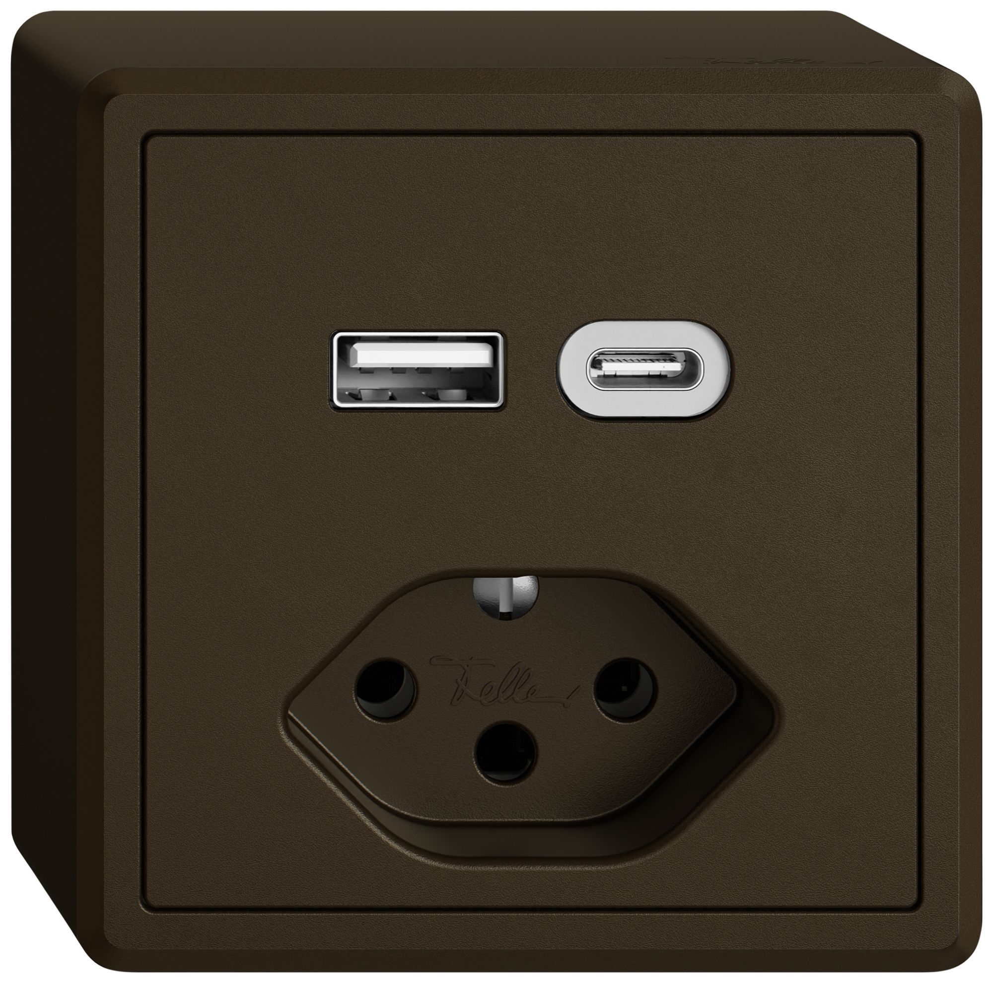 Prise de charge USB AP EDIZIO.liv SNAPFIX® USB A+C/T13 3A 230VAC br