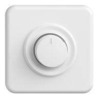 UP-Drehdimmer STANDARDdue 40…600W beleuchtbar Phasenanschnitt weiss