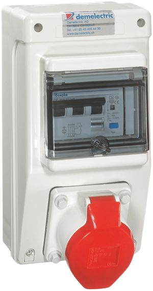 Stromverteiler Demelectric Typ KS900 D33468 125×237×123mm
