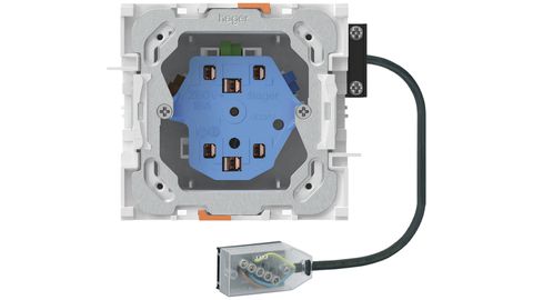 Prises 2×type 13 avec raccordement pour câble plat