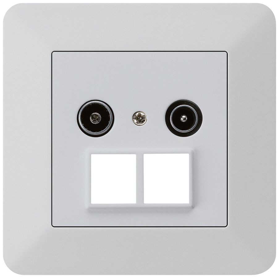 UP-Antennendose R/TV HMS kallysto.trend 23dB hellgrau