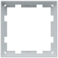 Cadre frontal KNX Hager kallysto pour thermostat gris clair