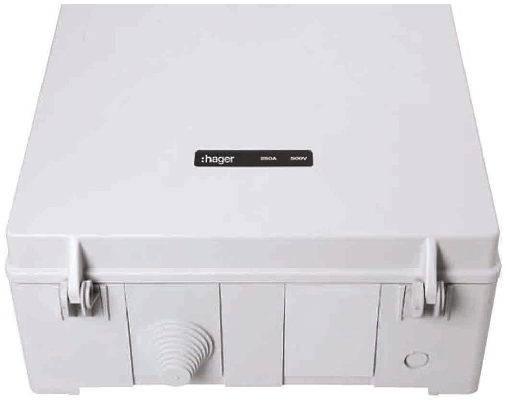 Hausanschlusskasten weber.hsa250 250A ein/ab Schrauben mit AEHSA ein EFZ ab EF