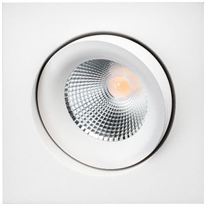 LED-Downlight SG Junistar Lux Square 8W 620lm 940 IP20/IP44 42° DIM 95×95mm ws