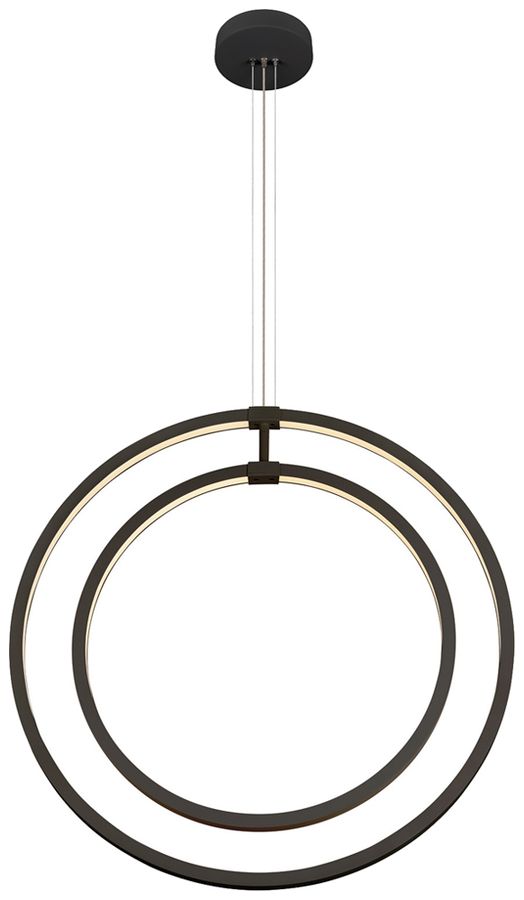 Lampada sospesa LED SLV ONE VERTICAL 40W 2550lm 2700/3000K Ø800×30mm nero