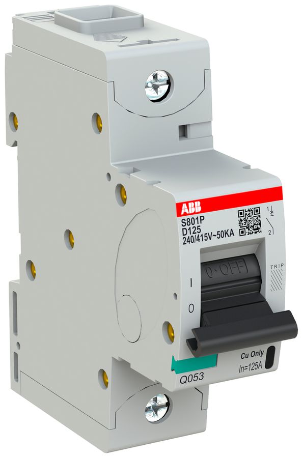 Leitungsschutzschalter ABB S801P-D125 1P 230V D-125A 50kA 1.5TE
