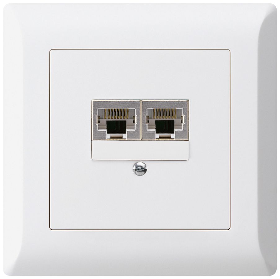Scatola INC kallysto.line 2×RJ45s separato bianco