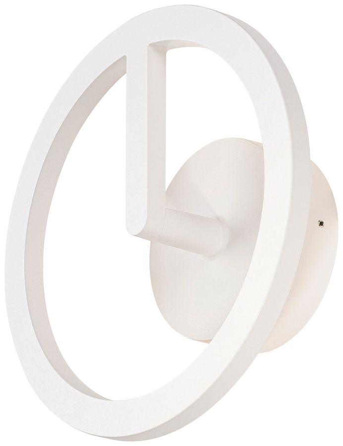 Applique LED SLV Q-RING 10W 950lm 3000K IP65 Ø270×110mm blanc