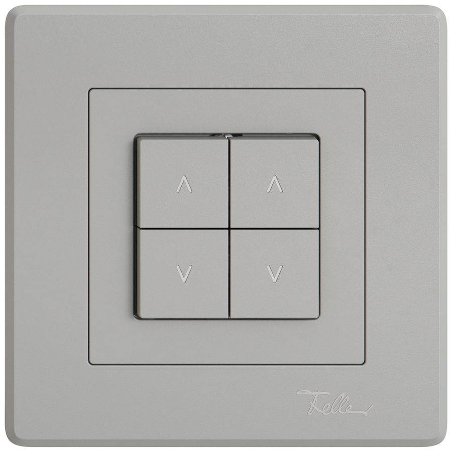 Interruttore p.tapparelle INC EDIZIO.liv SNAPFIX® 10A 250V 4 tasto 2 canali grc