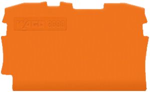 Abschluss-Zwischenplatte WAGO 0.7mm orange