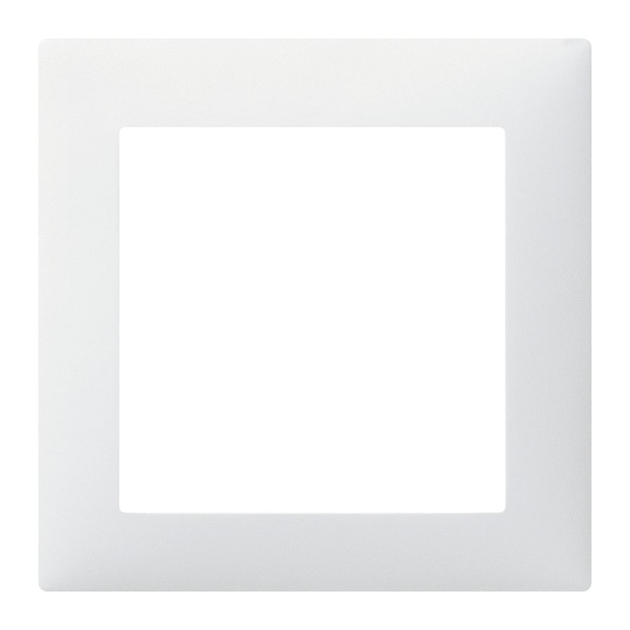 Abdeckrahmen SIDUS 1×1 weiss