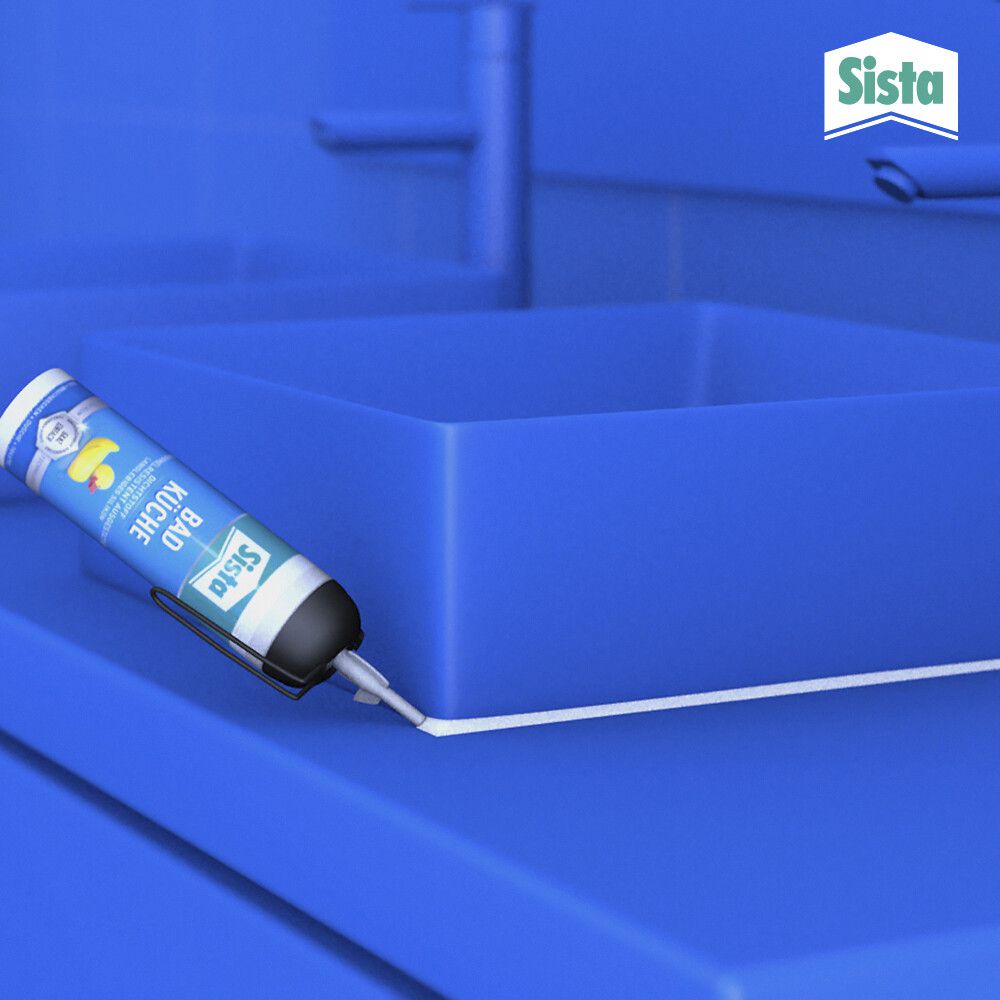 Mastice Henkel Sista base di silicone cartuccia incolore trasparente 100ml