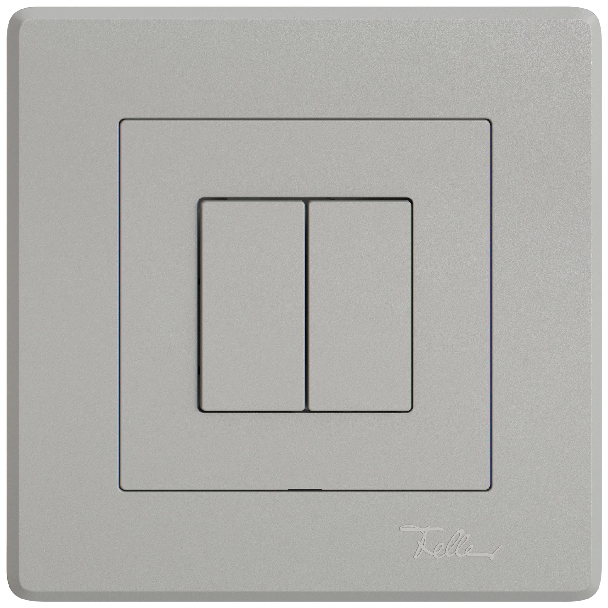 Interrupteur à poussoir ENC EDIZIO.liv Wiser SNAPFIX® 2 canaux 2 touches grc