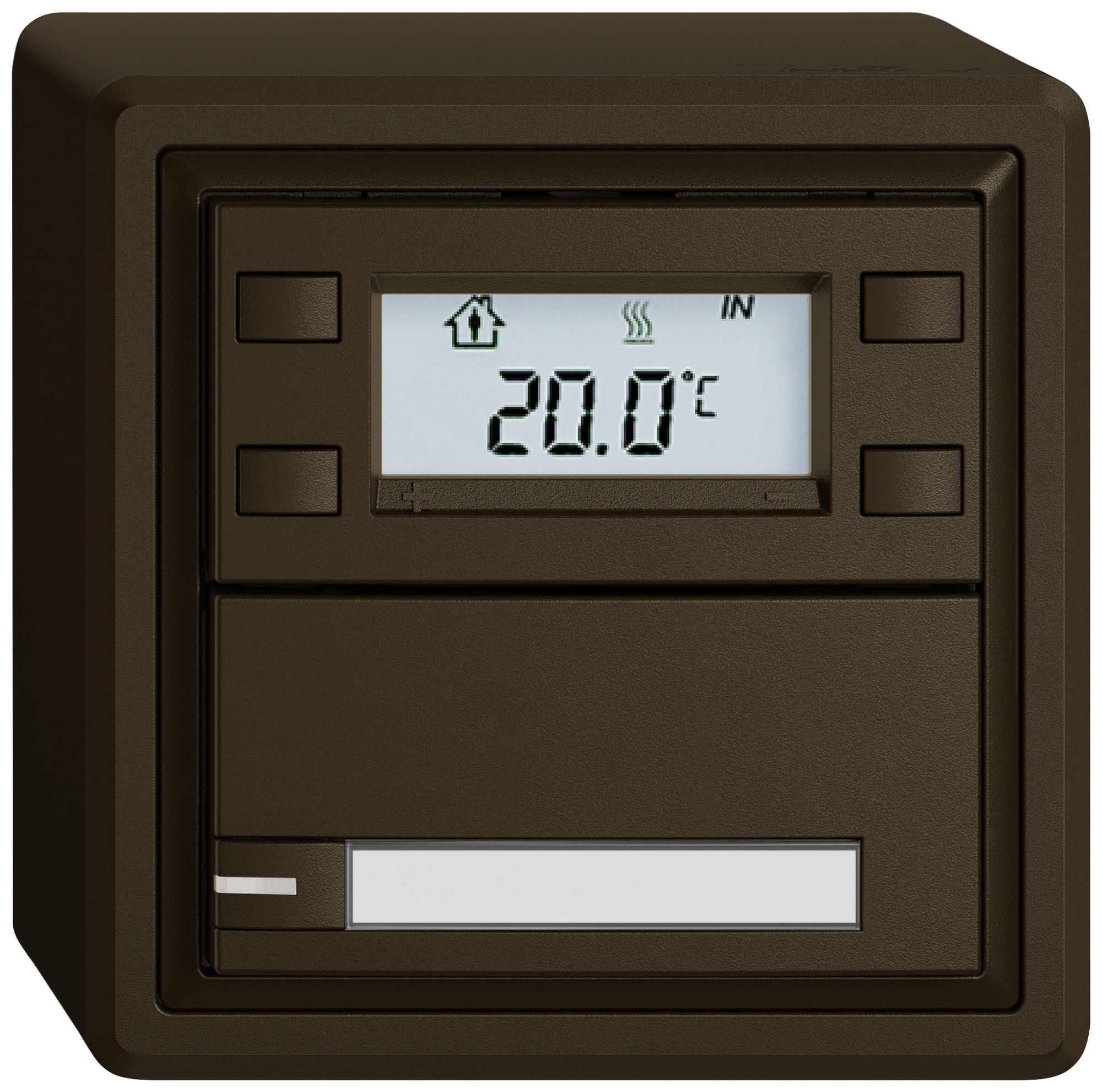 AP-RTH-Taster EDIZIO.liv SNAPFIX® m.RGB-LED Pap.1×Taste 1-Tbed.br