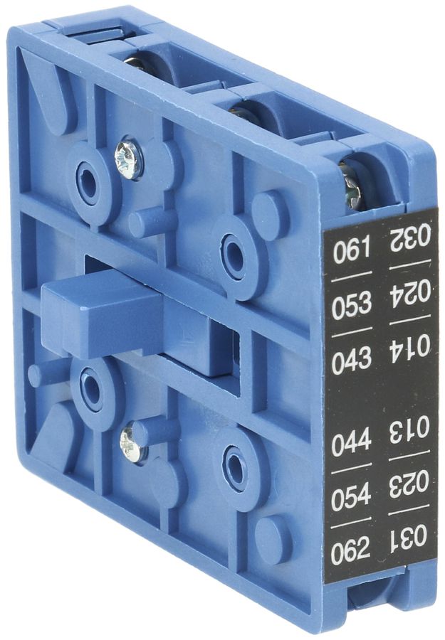 Contatto ausiliare K&N, 2Ch/1R 10A, per forma E e scatola KG251…KG316