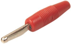 Fiche banane VQ 20 système 4mm, rouge