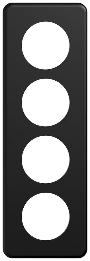 UP-Abdeckplatte STANDARDdue SNAPFIX® 4×1/1×4 4×Ø50 90×270mm sz