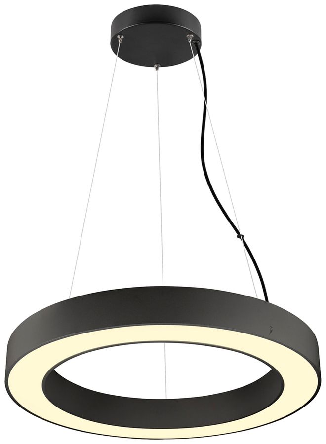 LED-Pendelleuchte SLV MEDO RING 60 26W 3750lm 930/940 DALI Ø600mm schwarz