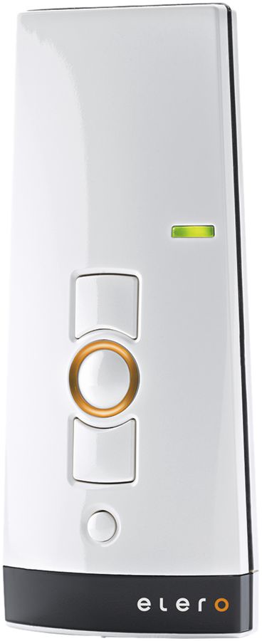 Télécommande RF elero ProLine LumeroTel 2 blanc, 1 canal