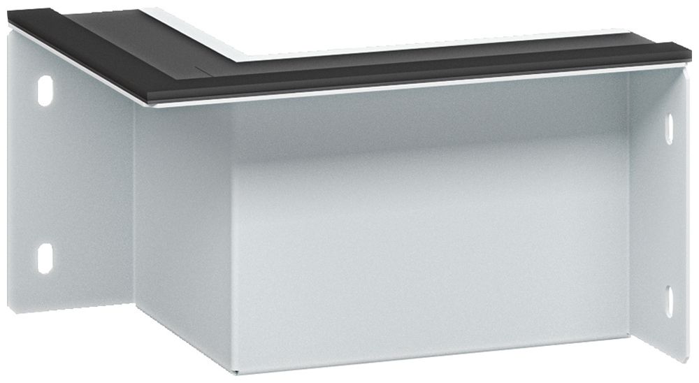 Équerre de montage Hager bilatéral 100×150mm blanc revêtement par poudre