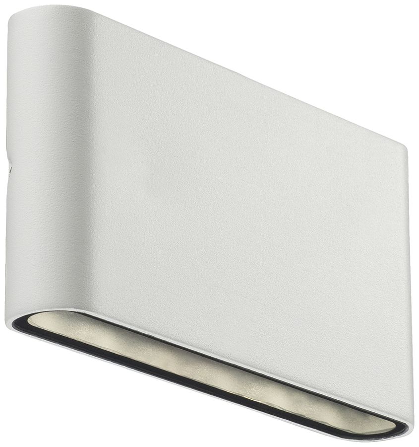 Applique LED Nordlux Kinver 8.5W 350lm 3000K IP54 175×90mm blanc