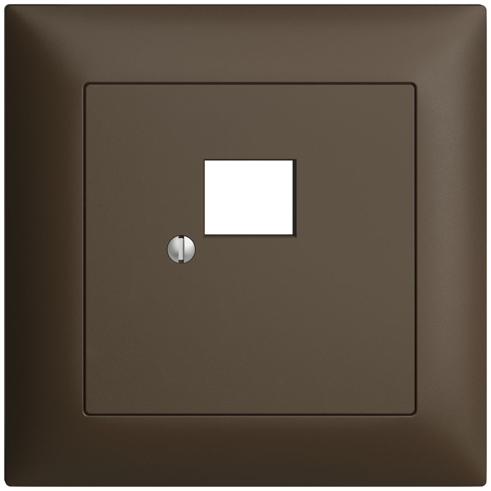 UP-Frontset EDIZIOdue coffee 88×88mm 1×RJ45