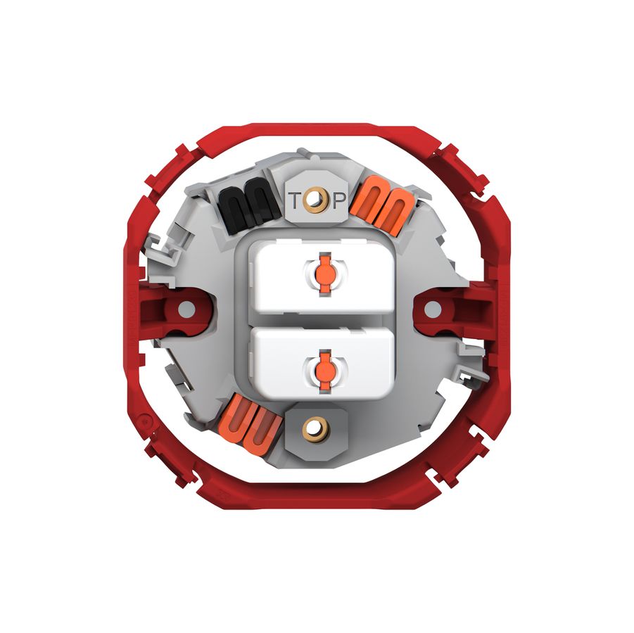 Interruttore p.tapparelle Feller SNAPFIX® 10A 250V 2 tasto 1 canale