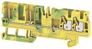 Borne de protection WM APGTB 2.5 PE 4C/2 PUSH IN 2.5mm² vt-jn
