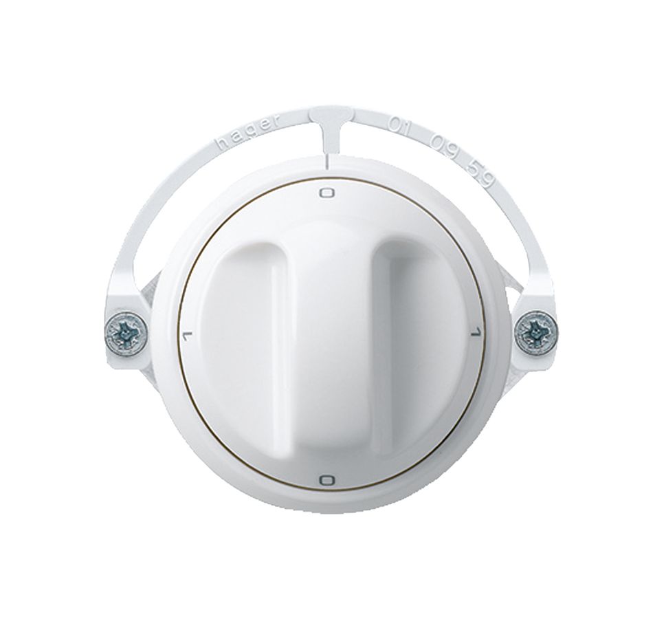 Insert pour interrupteur rotatif ENC basico 0/1L blanc