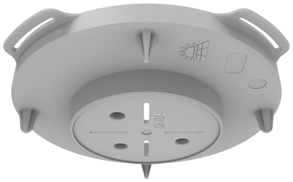 Élément frontal Spotbox Mini Flex Ø85mm pour béton coulé sur place gris