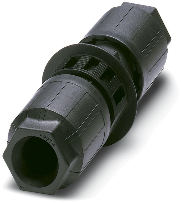 Verbinder/Durchführung QUICKON 4LPE 2.5mm² Ø9…16mm 2×Mutter schwarz